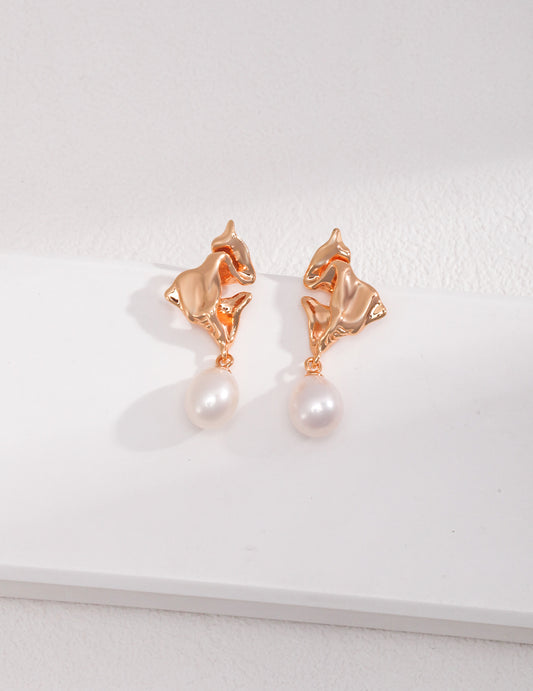 S925 Pearl Drop Earrings