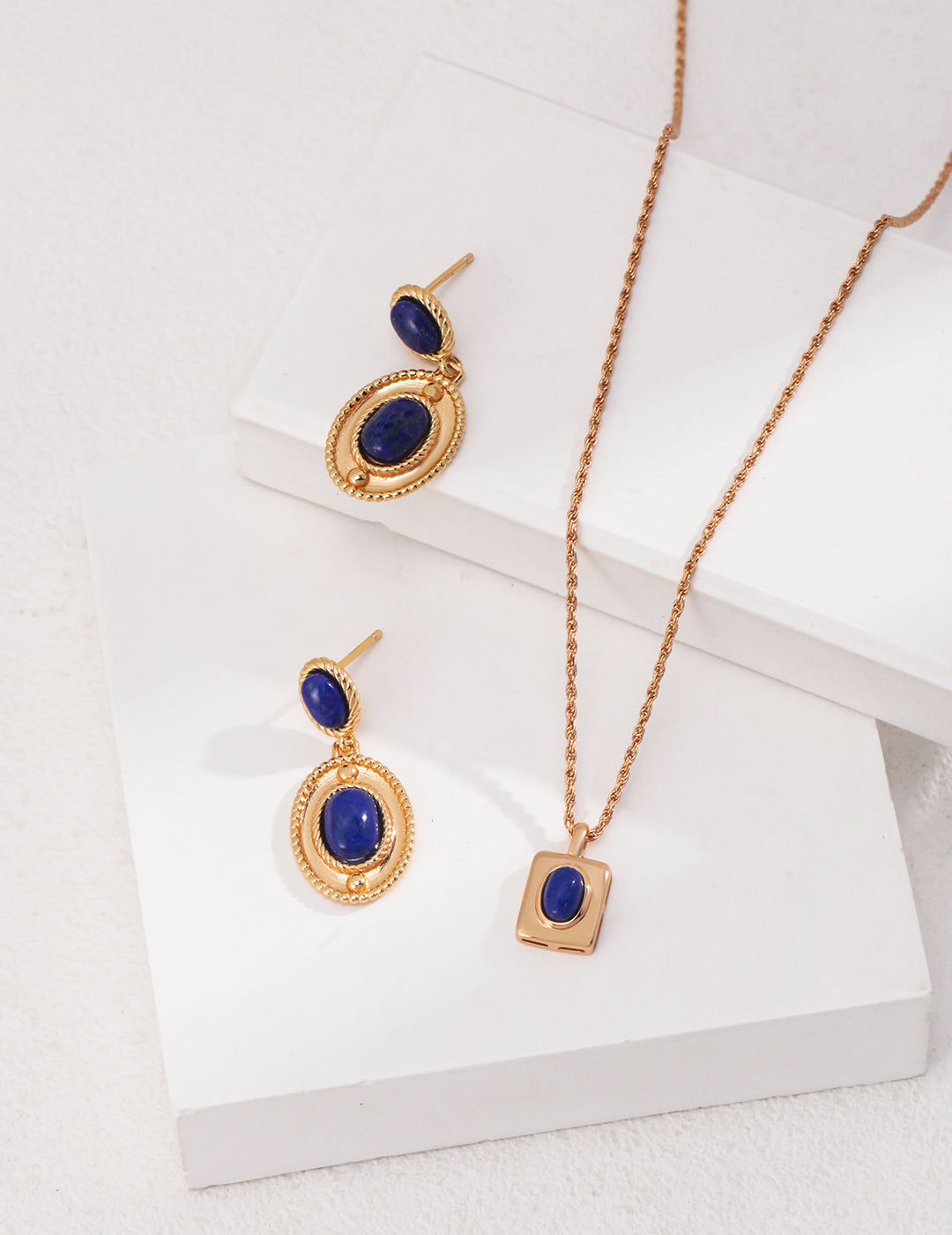 S925 Lapis Lazuli Earrings