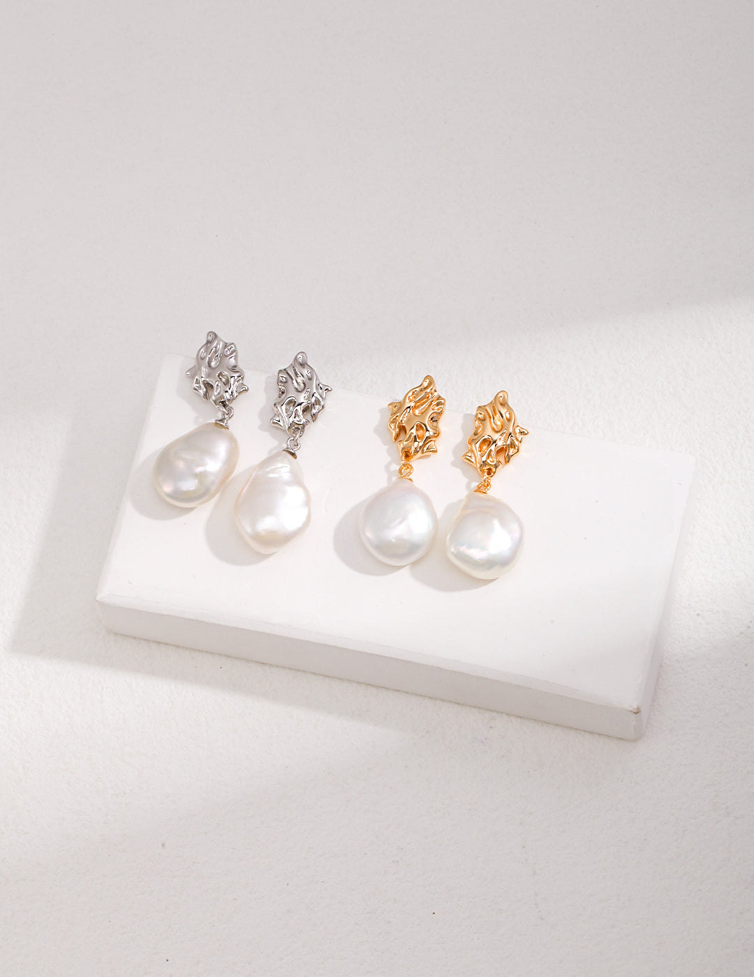 S925 Baroque Pearls Earrings