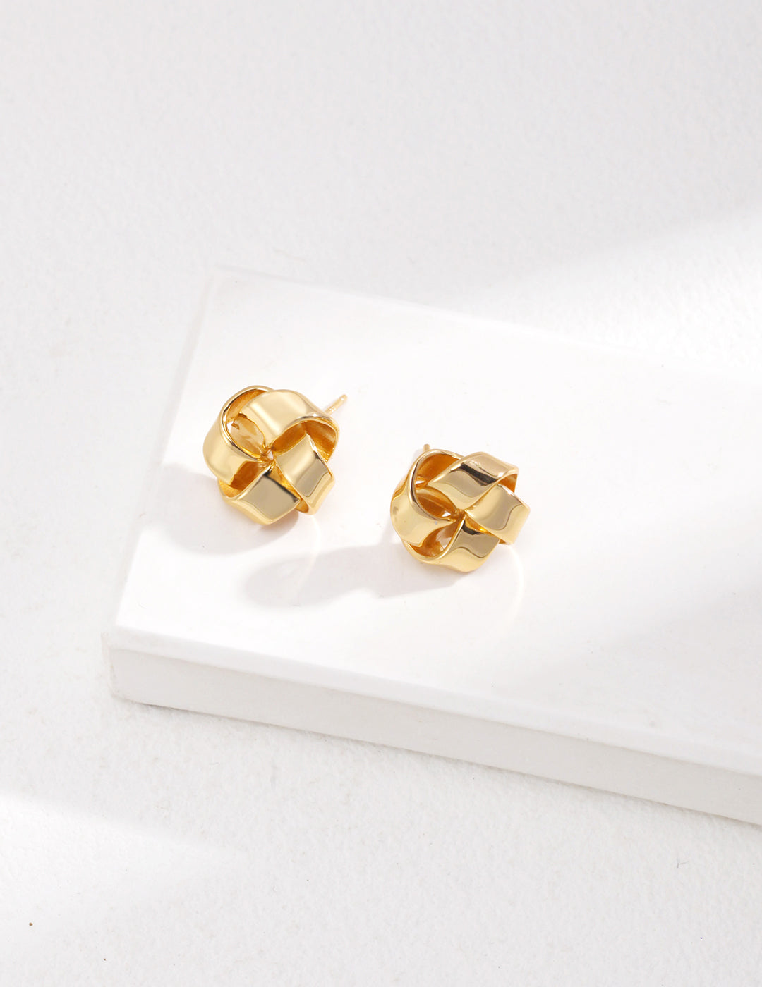 S925 Knot Studs Earrings