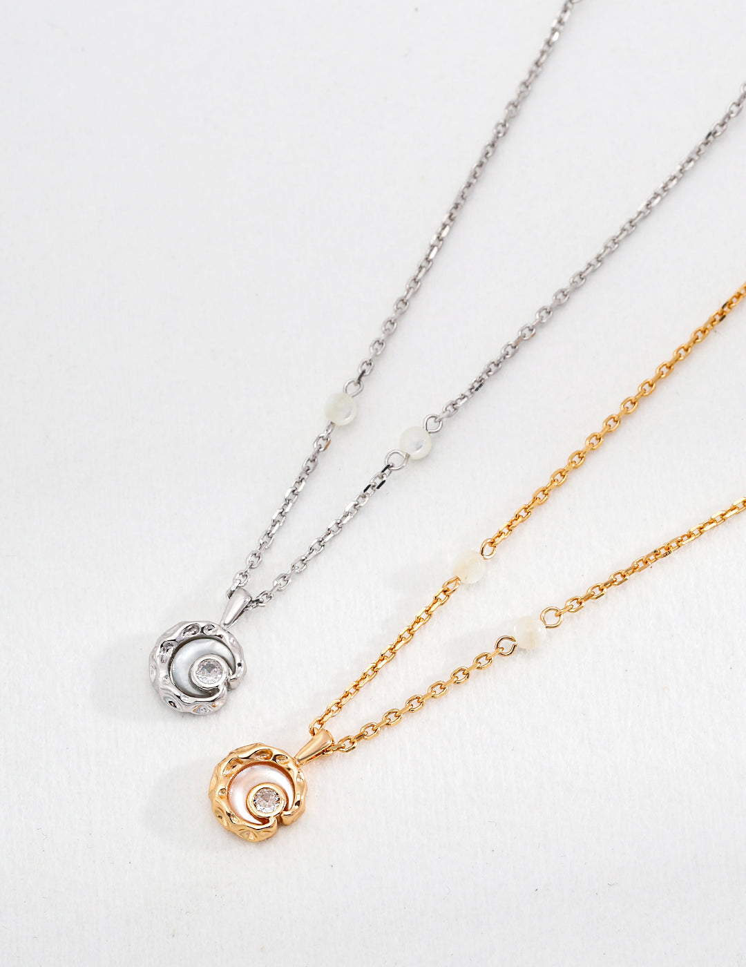 Celestial Glow Set - Pearl Necklace