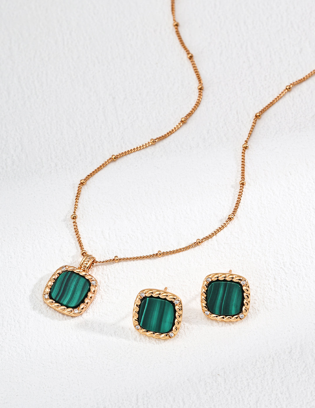 Emerald Horizon Set - Necklace