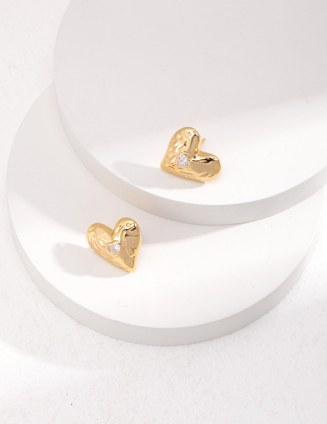 S925 Heart Earrings