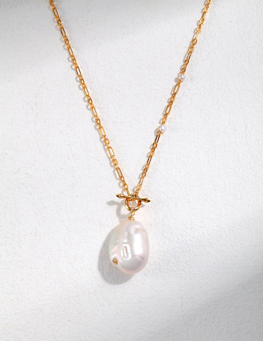 S925 Baroque Pearls Necklace