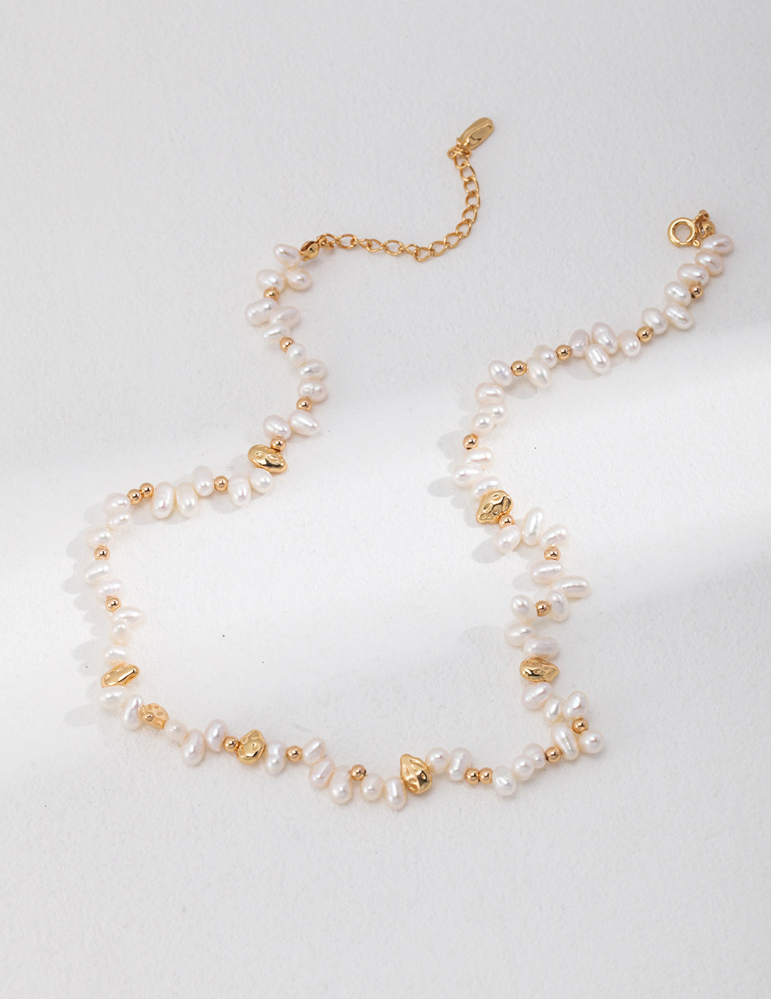 S925 Scattered Pearl Necklace