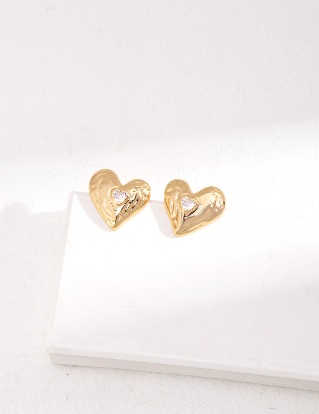 S925 Heart Earrings