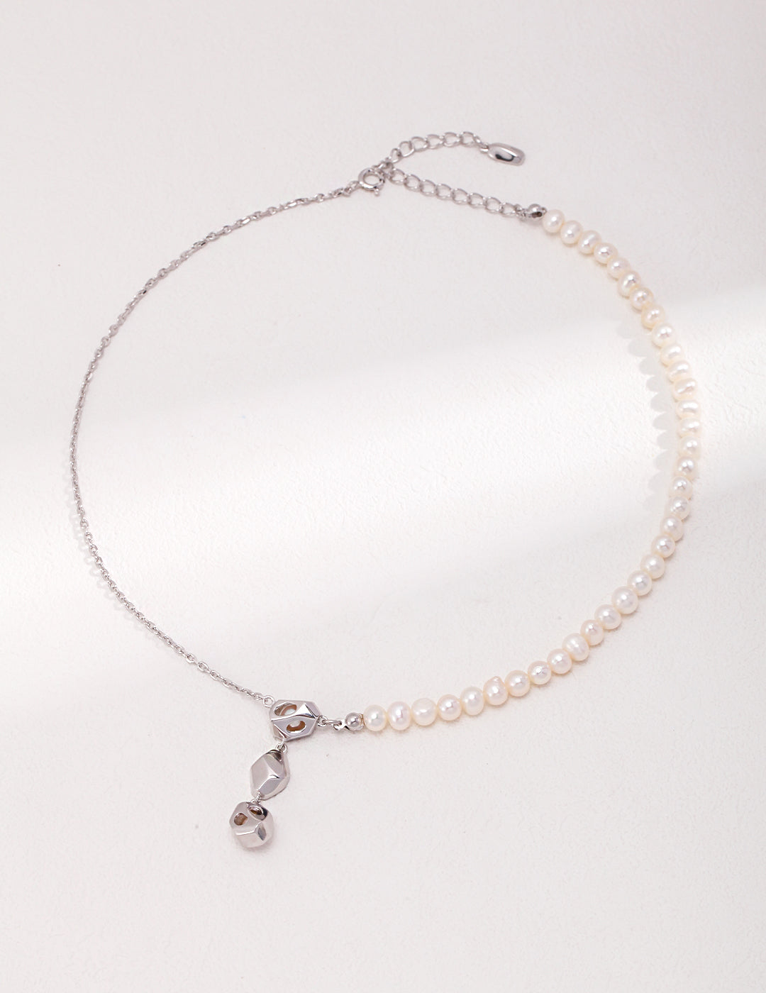 S925 Natural Pearl Pendant Necklace