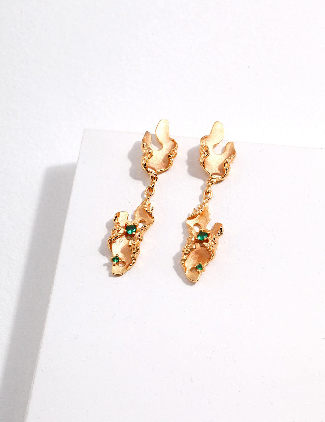 S925 Leaf Earrings