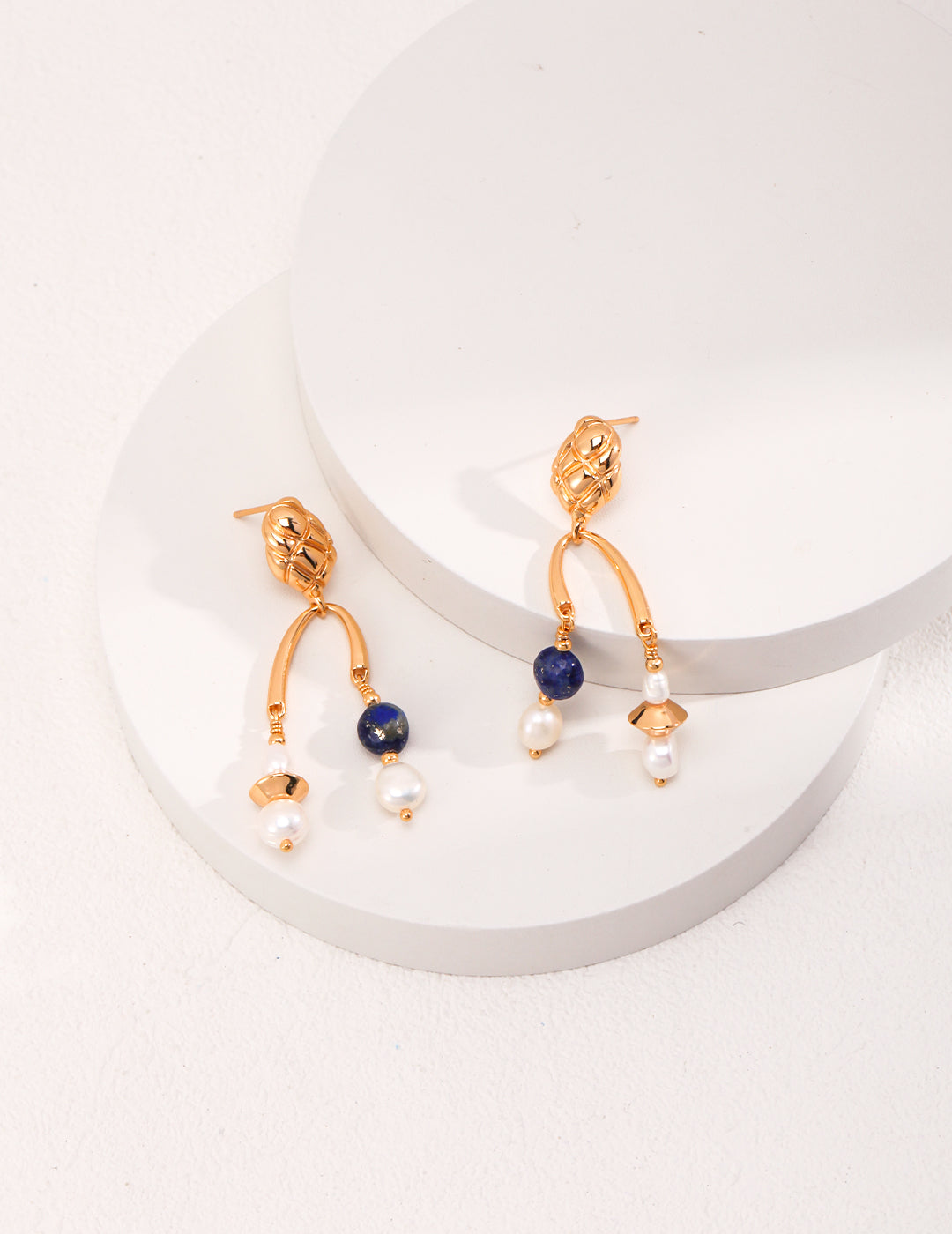 S925 Lapis Lazuli Romantic Earrings - Lucianna Fine Jewelry