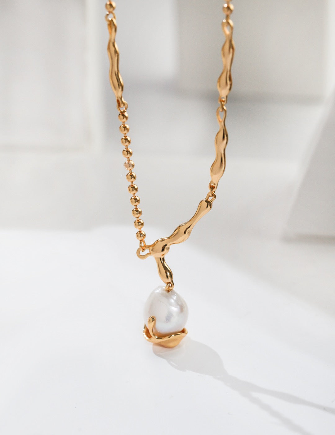 S925 Baroque Pearls Necklace - Lucianna Fine Jewelry