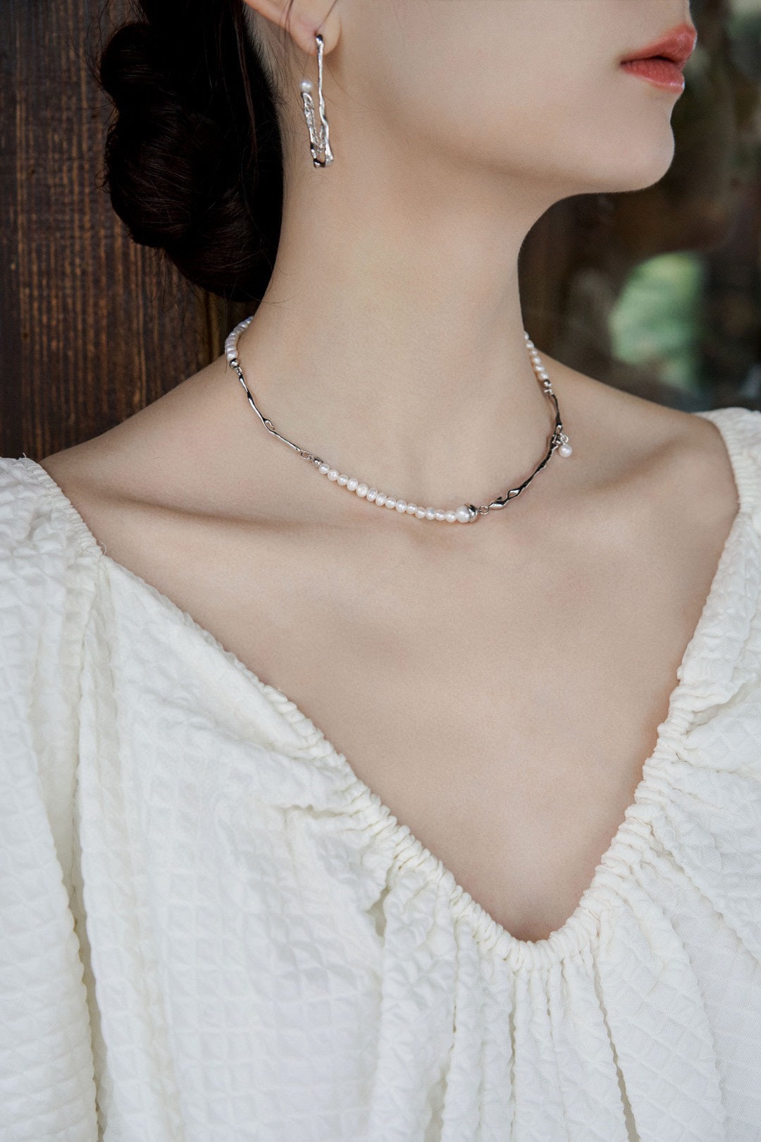 S925 Elegant Pearl Necklace