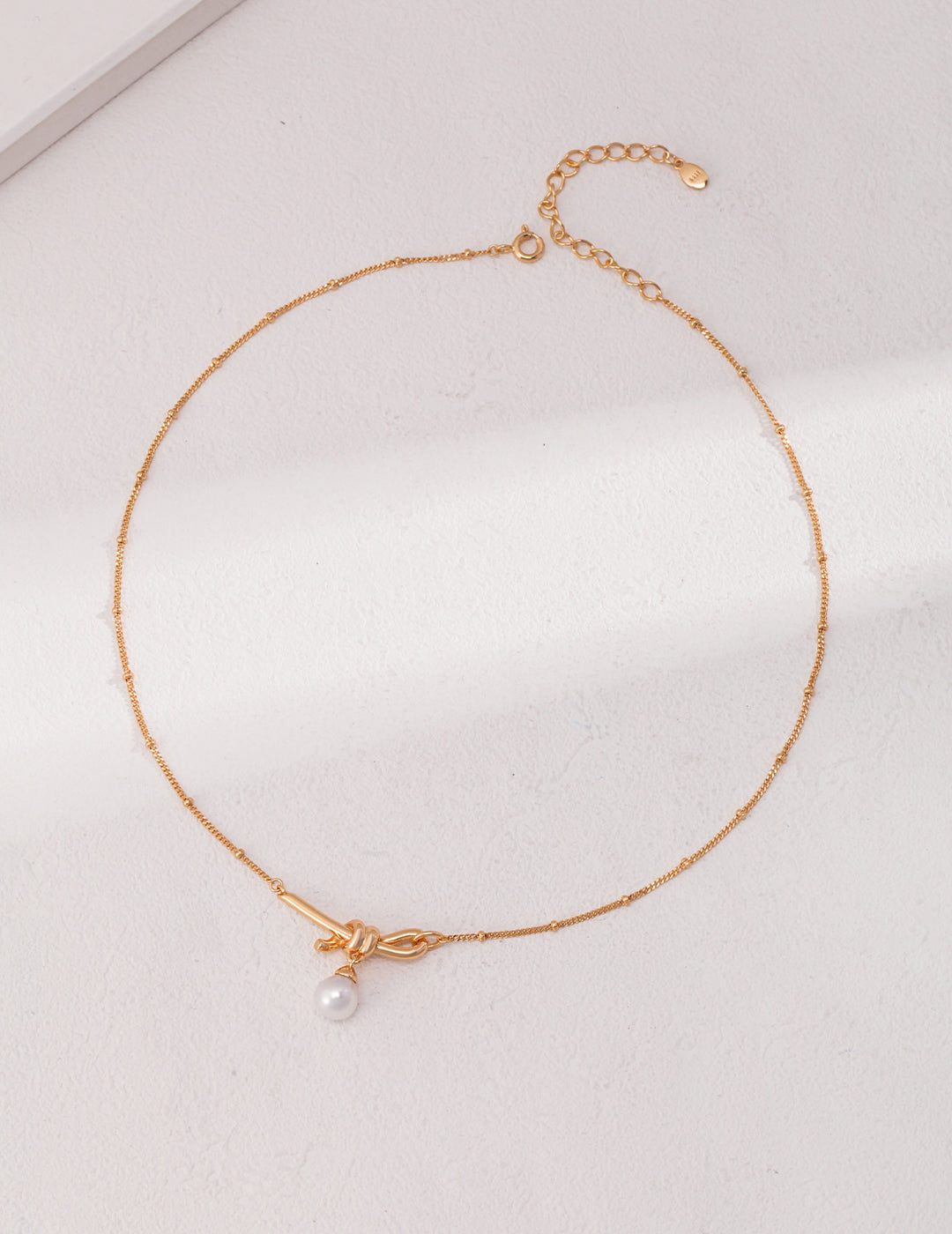 S925 Simple Pearl Necklace