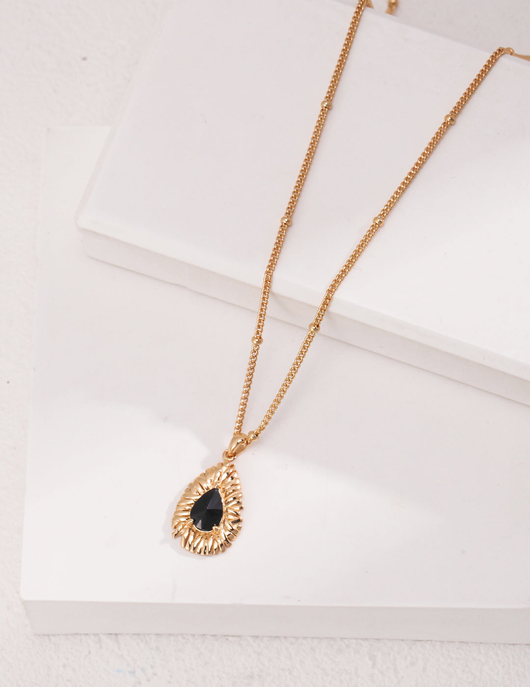 Midnight Radiance Set - Black Zircon Necklace