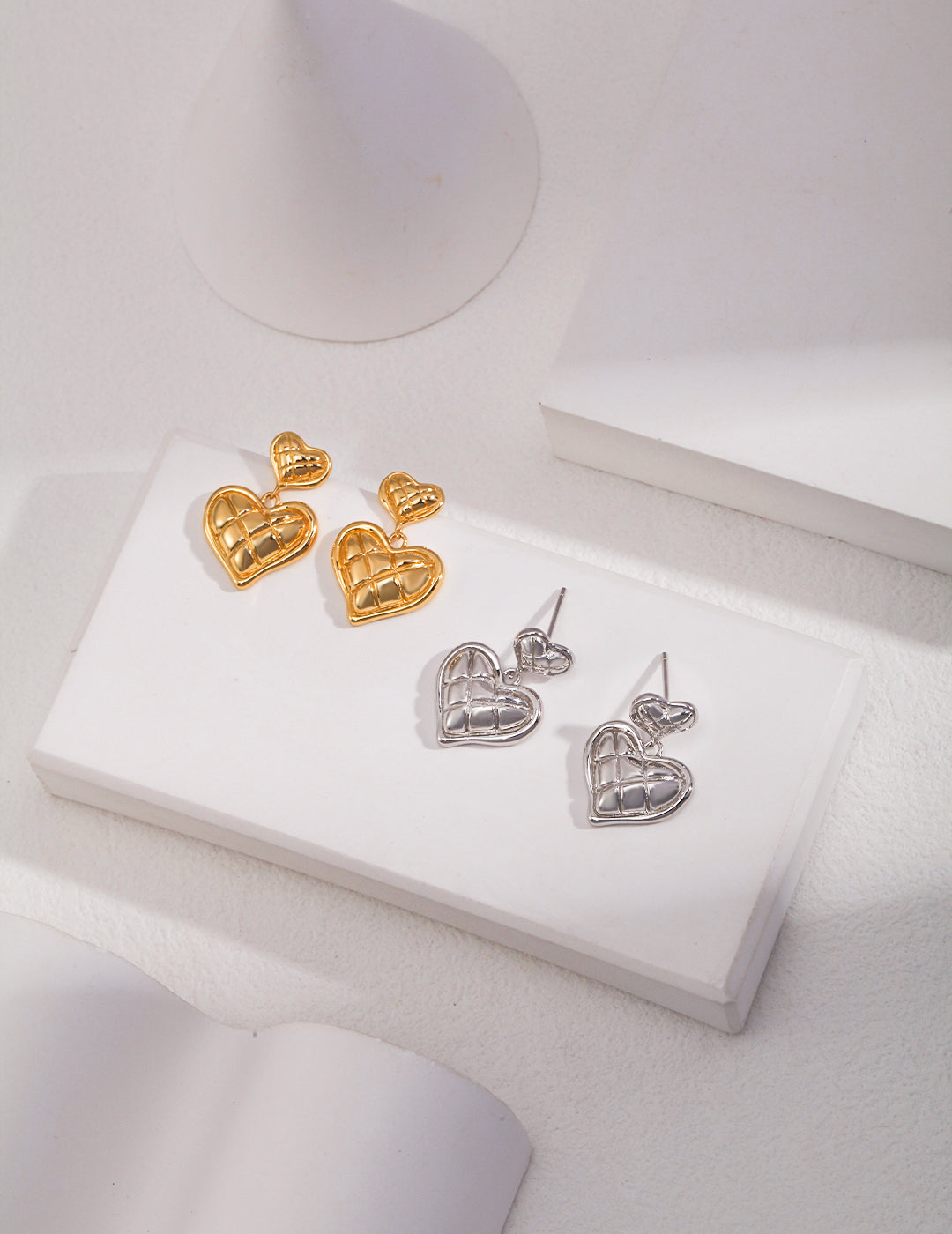 S925 Heart Shape Earrings