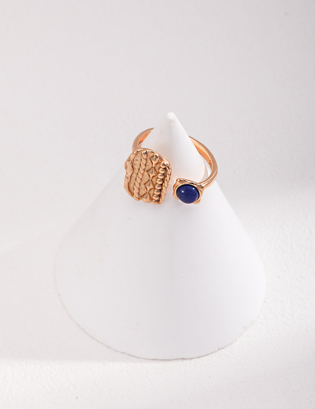 S925 Lapis Lazuli Open-ended Ring