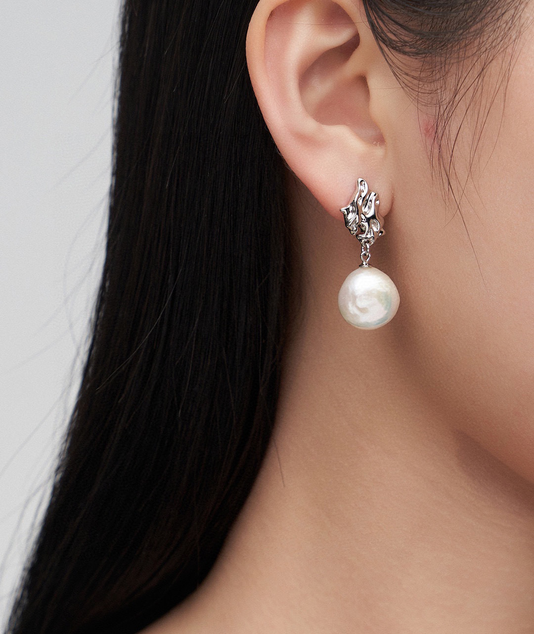 S925 Baroque Pearls Earrings