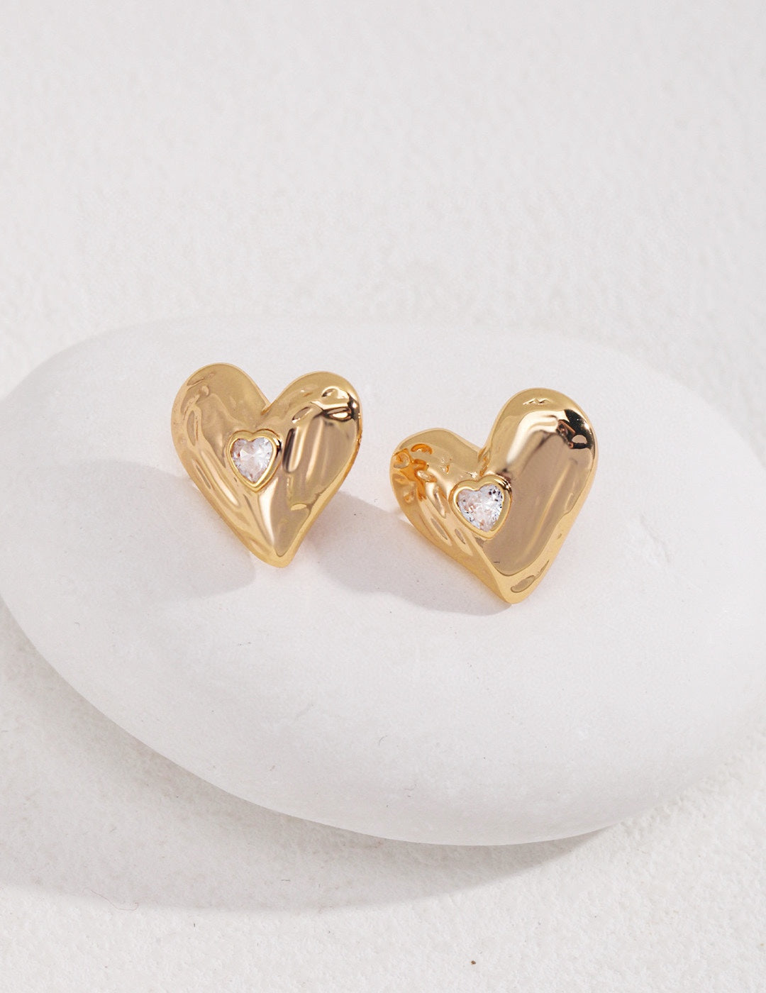 S925 Heart Earrings