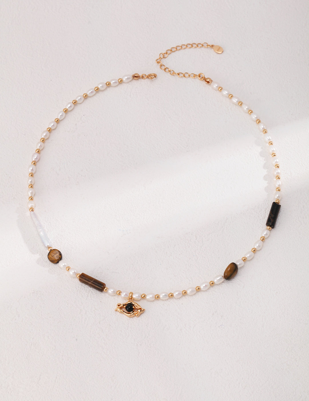 S925 Tiger's Eye Stone Necklace