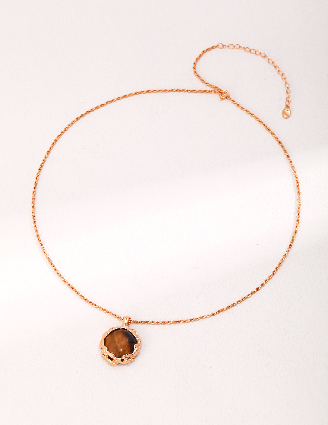 S925 Tiger's Eye Stone Necklace