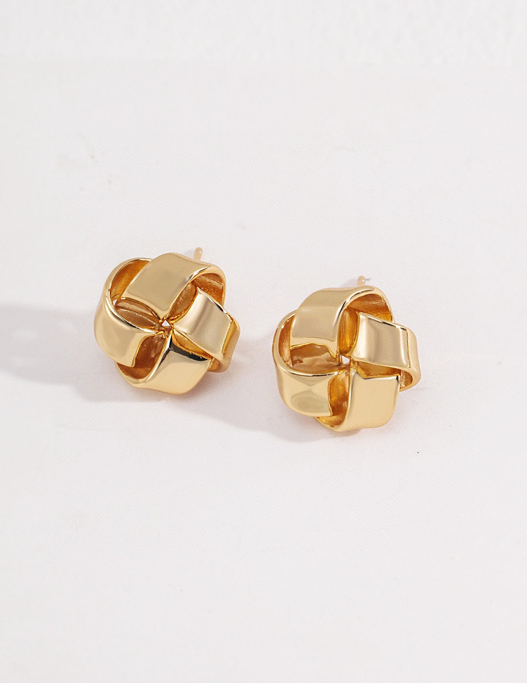 S925 Knot Studs Earrings