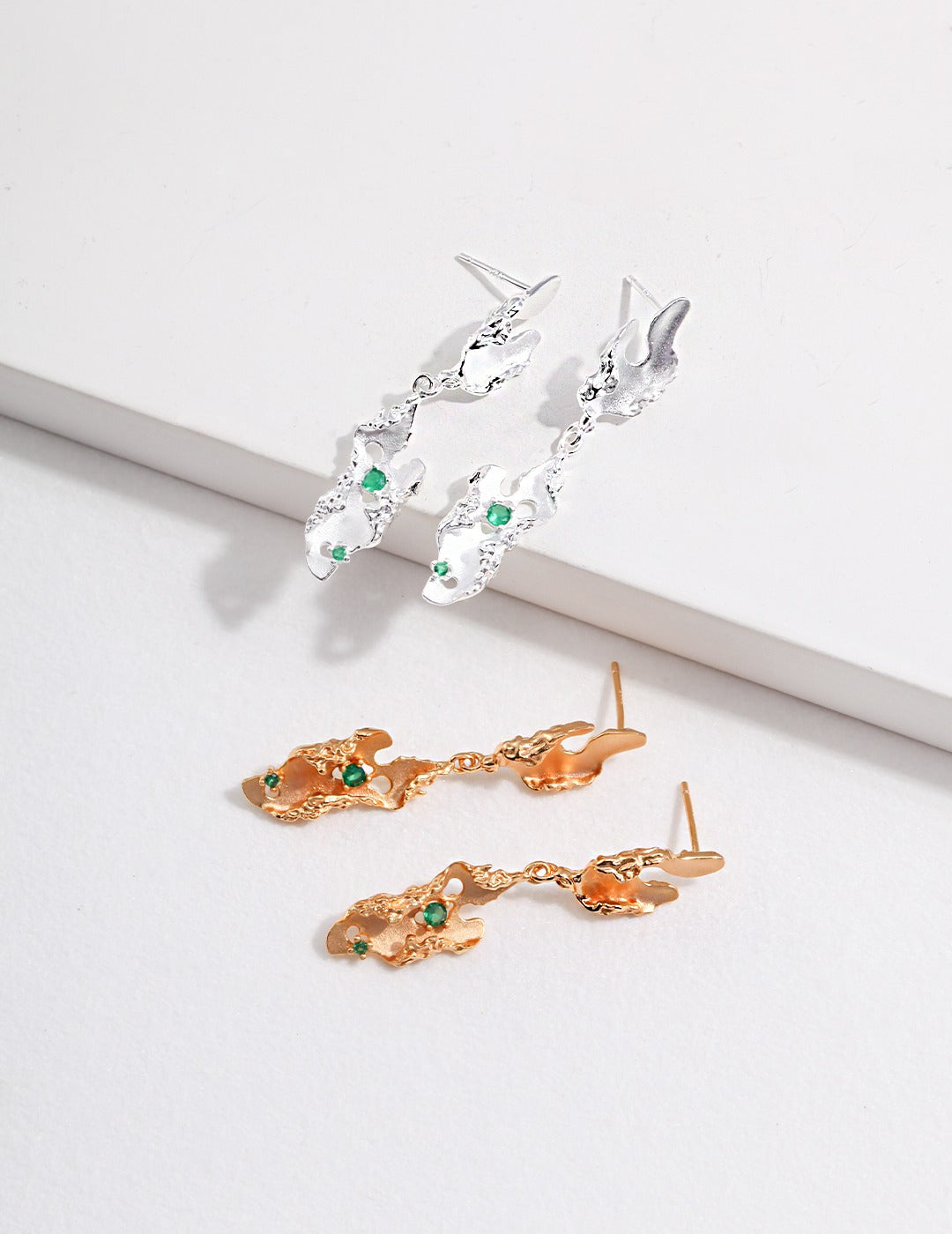 S925 Leaf Earrings