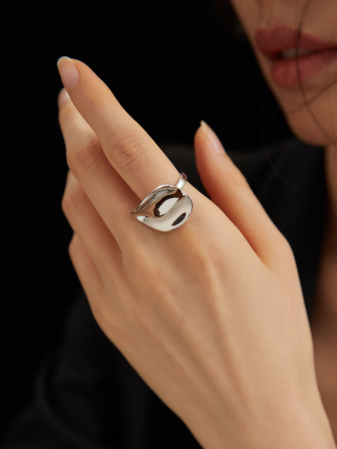 S925 Open-ended Simple Design Ring