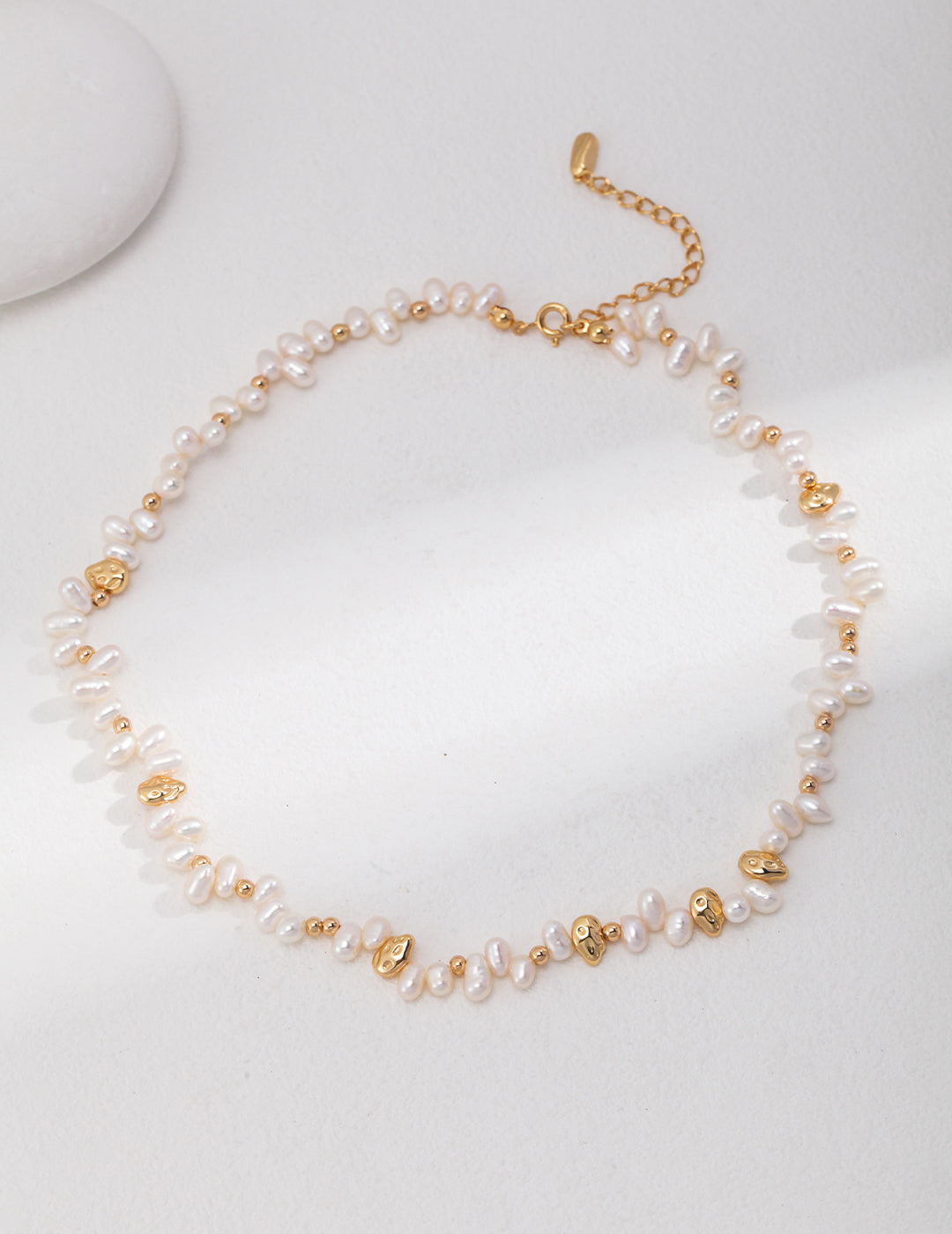 S925 Scattered Pearl Necklace