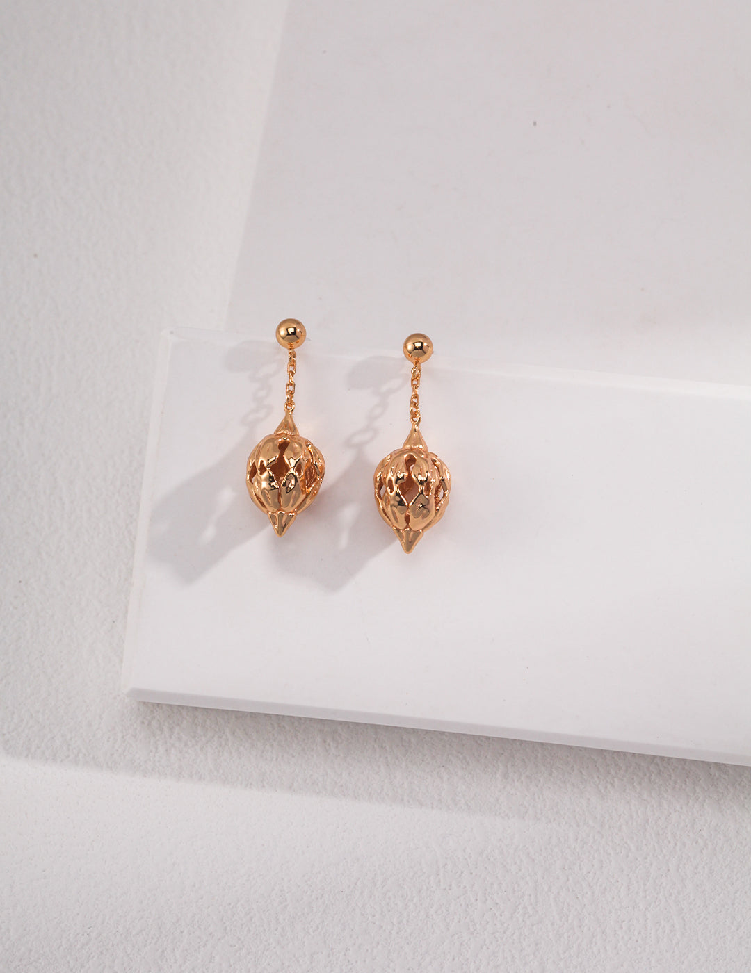 Golden Pearl Elegance Set - Earrings - Lucianna Fine Jewelry