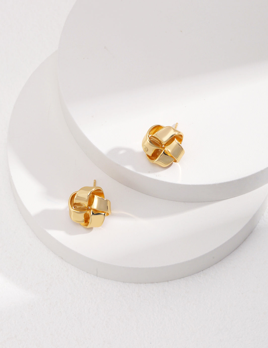 S925 Knot Studs Earrings